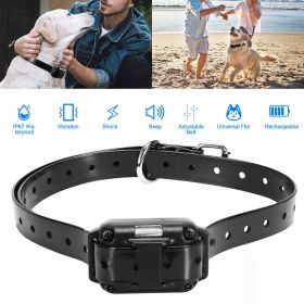 Dog Training Collar Receiver, IP67 Waterproof Static Collar with 3 Modes Shock Vibration Beep, 2625FT Remote Range
